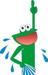 Maskottchen für das Erlebnisbad Dorfhain