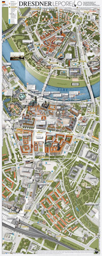 Stadtführer in 3 D-Grafik