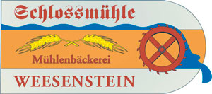 Firmenschild Schlossmühle Weesenstein